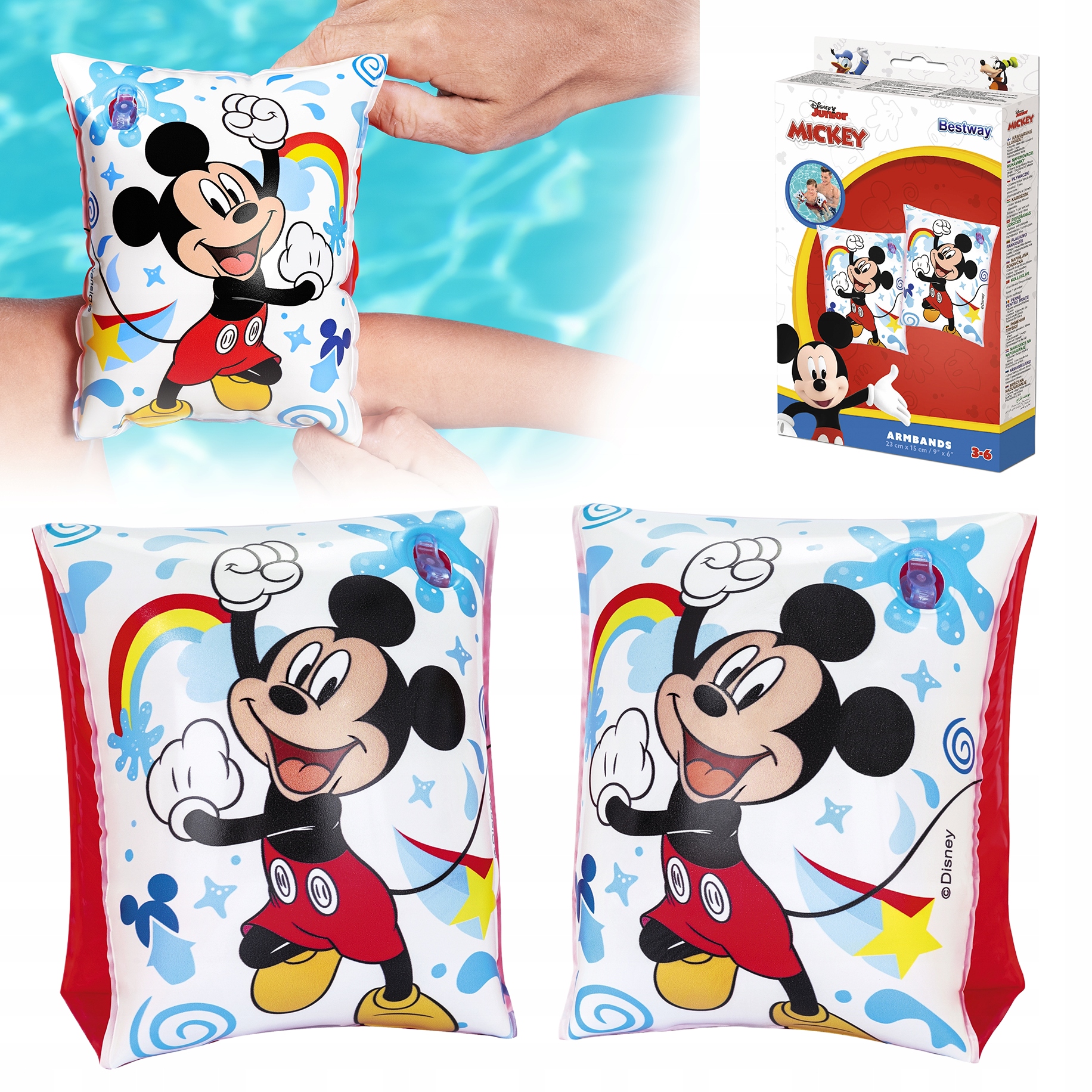 Плавательные Наплечники 23 x 15 См Princess (2)