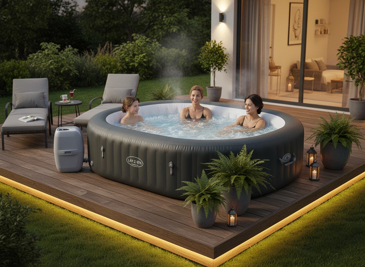 DMUCHANE SPA LAY-Z-SPA MAURITIUS AIRJET 270 X 180 X 71 CM aranżacja