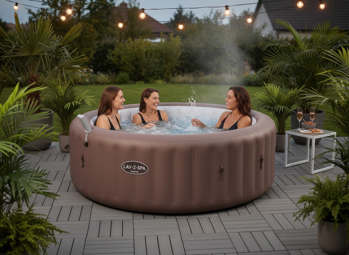DMUCHANE SPA LAY-Z-SPA HAWAII AIRJET 196 X 71 CM aranżacja