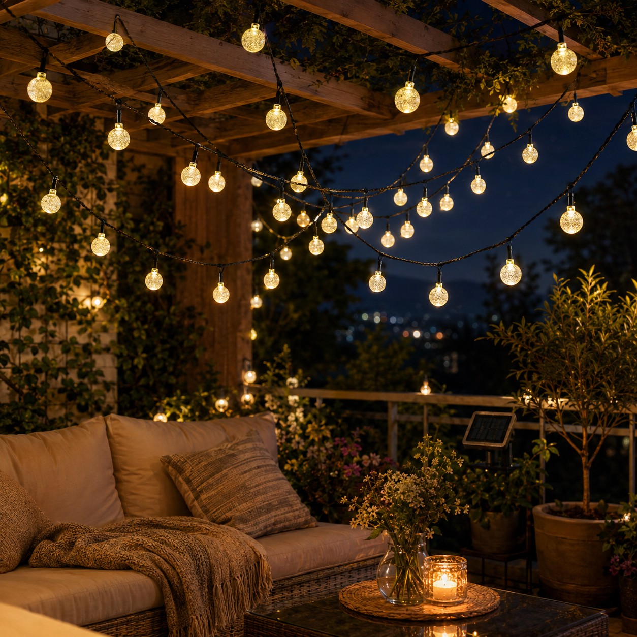 GIRLANDA SOLARNA OGRODOWA DŁ. 2 + 9,9 M BUBBLE 100 LED CIEPŁY BIAŁY pol_pl_GIRLANDA-SOLARNA-OGRODOWA-DL-2-9-9-M-BUBBLE-100-LED-CIEPLY-BIALY-3774-1505_4