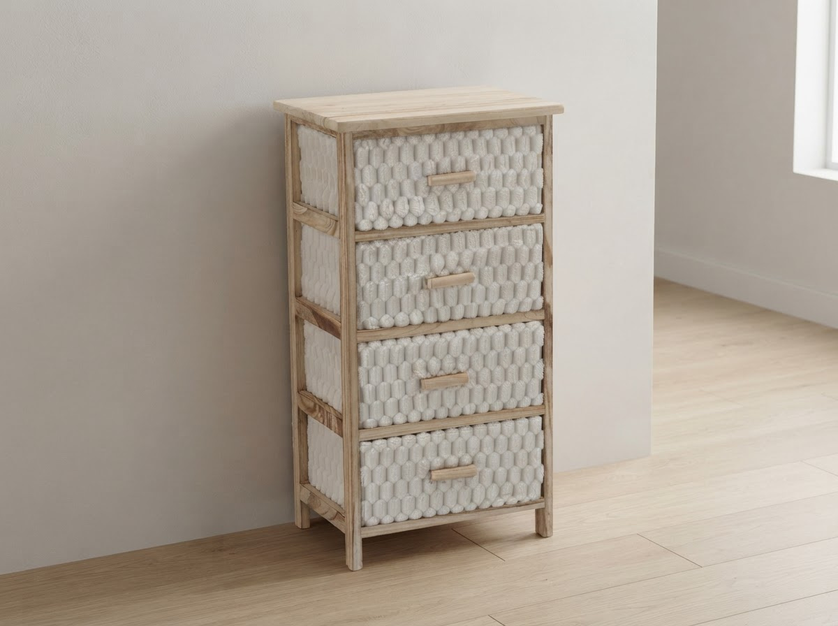 KOMODA Z 4 SZUFLADAMI MATERIAŁOWYMI 40 x 29 x 73 CM pol_pl_KOMODA-Z-4-SZUFLADAMI-MATERIALOWYMI-40-x-29-x-73-CM-12139_7