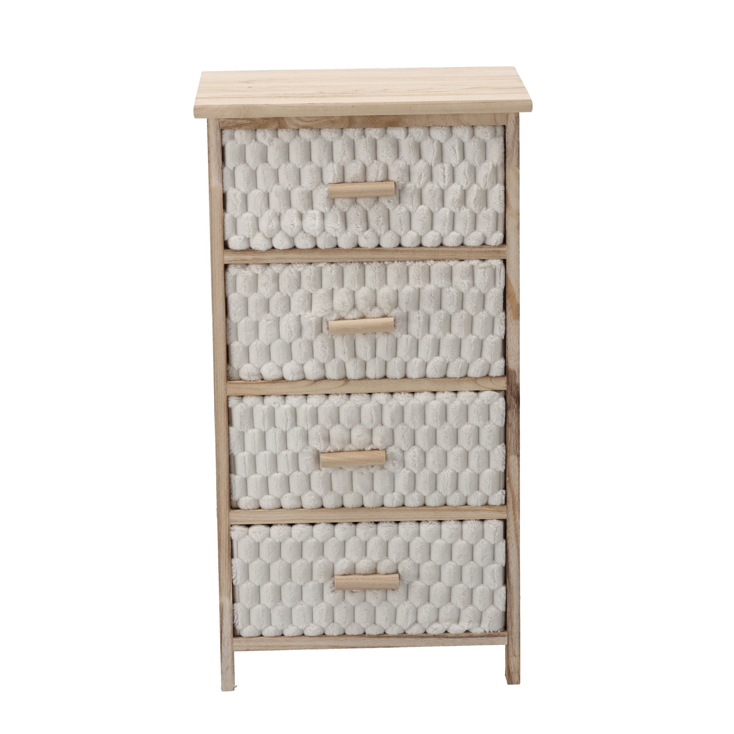 KOMODA Z 4 SZUFLADAMI MATERIAŁOWYMI 40 x 29 x 73 CM pol_pl_KOMODA-Z-4-SZUFLADAMI-MATERIALOWYMI-40-x-29-x-73-CM-12139_1