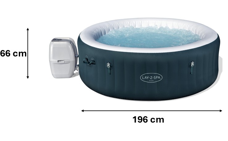 DMUCHANE SPA LAY-Z-SPA MIAMI AIRJET 196 X 66 CM 6001d