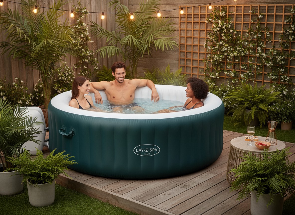 DMUCHANE SPA LAY-Z-SPA MIAMI AIRJET 196 X 66 CM aranżacja