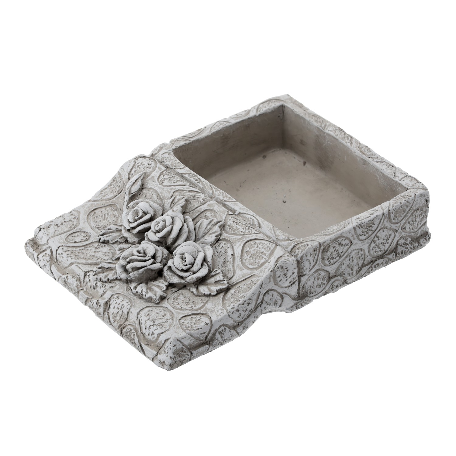 DONICZKA CMENTARNA CEMENTOWA - KSIĘGA Z KWIATAMI SZARA 23,5 X 17 X 5 CM *8875 pol_pl_DONICZKA-CMENTARNA-CEMENTOWA-KSIEGA-Z-KWIATAMI-SZARA-23-5-X-17-X-5-CM-8875-5471_1