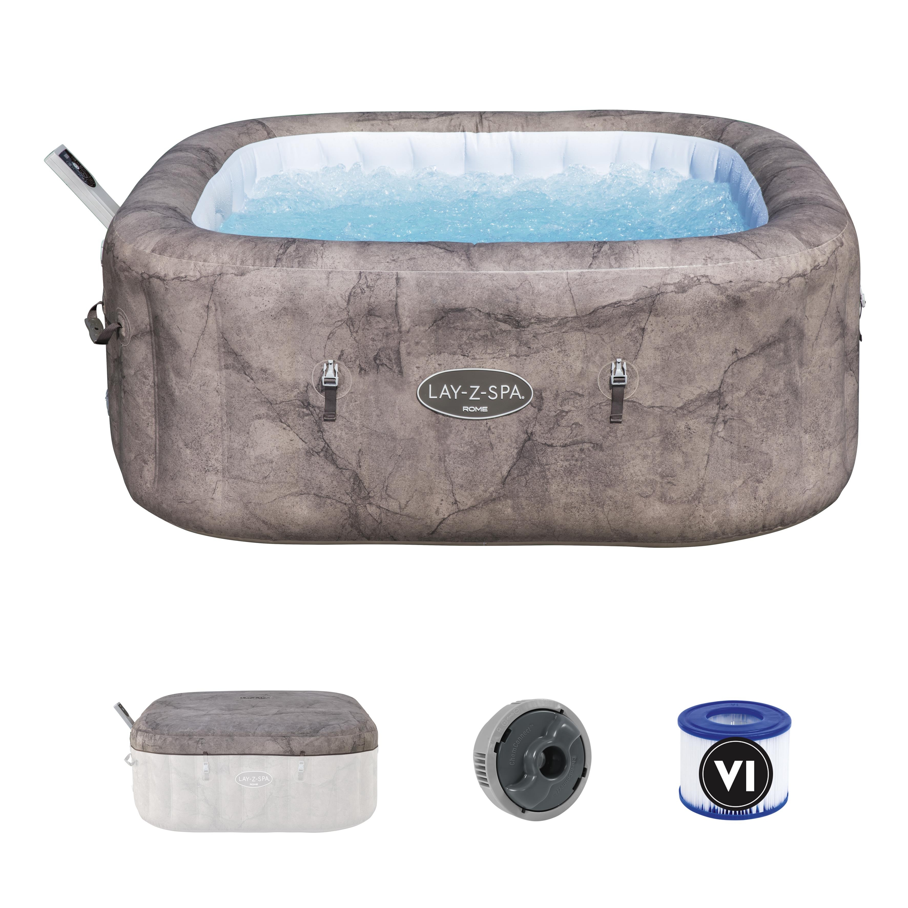 DMUCHANE SPA LAY-Z-SPA ROME AIRJET 180 X 180 X 71 CM *9593 Bestway_SPA_set_6001K_25SS