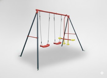 HUŚTAWKA OGRODOWA (METALOWY STELAŻ + 2 HUŚTAWKI + BUJAK) 290 x 180 x 200 CM pol_il_HUSTAWKA-OGRODOWA-METALOWY-STELAZ-2-HUSTAWKI-BUJAK-290-x-180-x-200-CM-2357