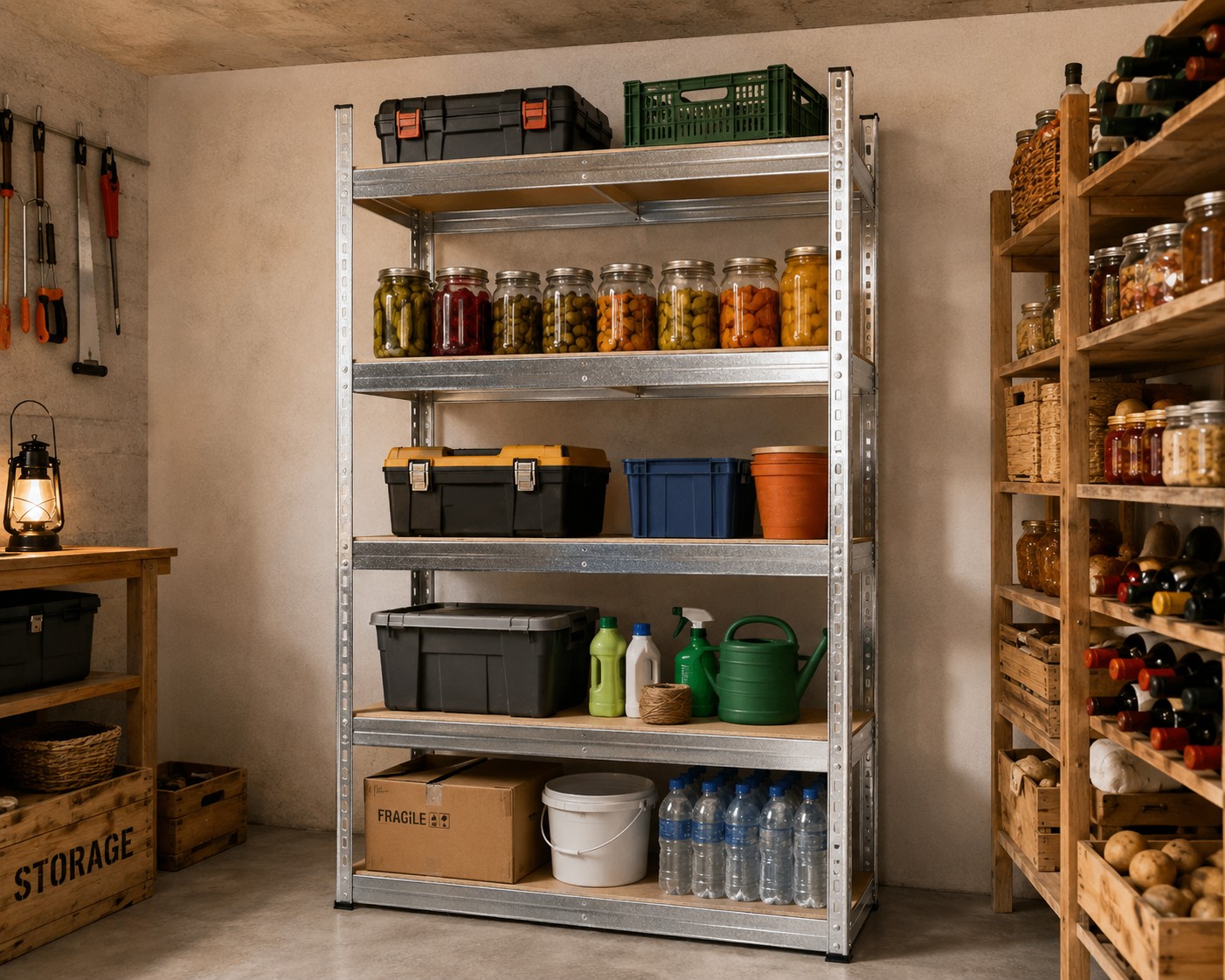 REGAŁ 5-POZIOMOWY 220 X 90 X 40 CM UDŹWIG PÓŁKI: 175 KG pol_pl_REGAL-5-POZIOMOWY-220-X-90-X-40-CM-UDZWIG-POLKI-175-KG-0629-1331_4_2