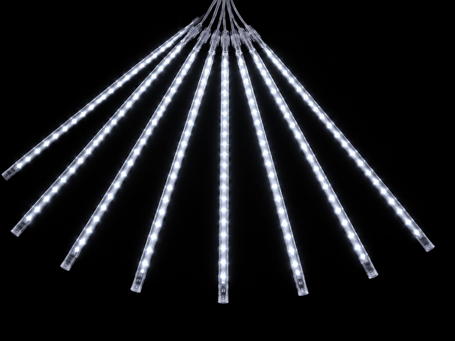 Штора «Meteory Led», 8 шт., 50 см, холодный белый, длина 3 + 3,7 м, для использования внутри и снаружи