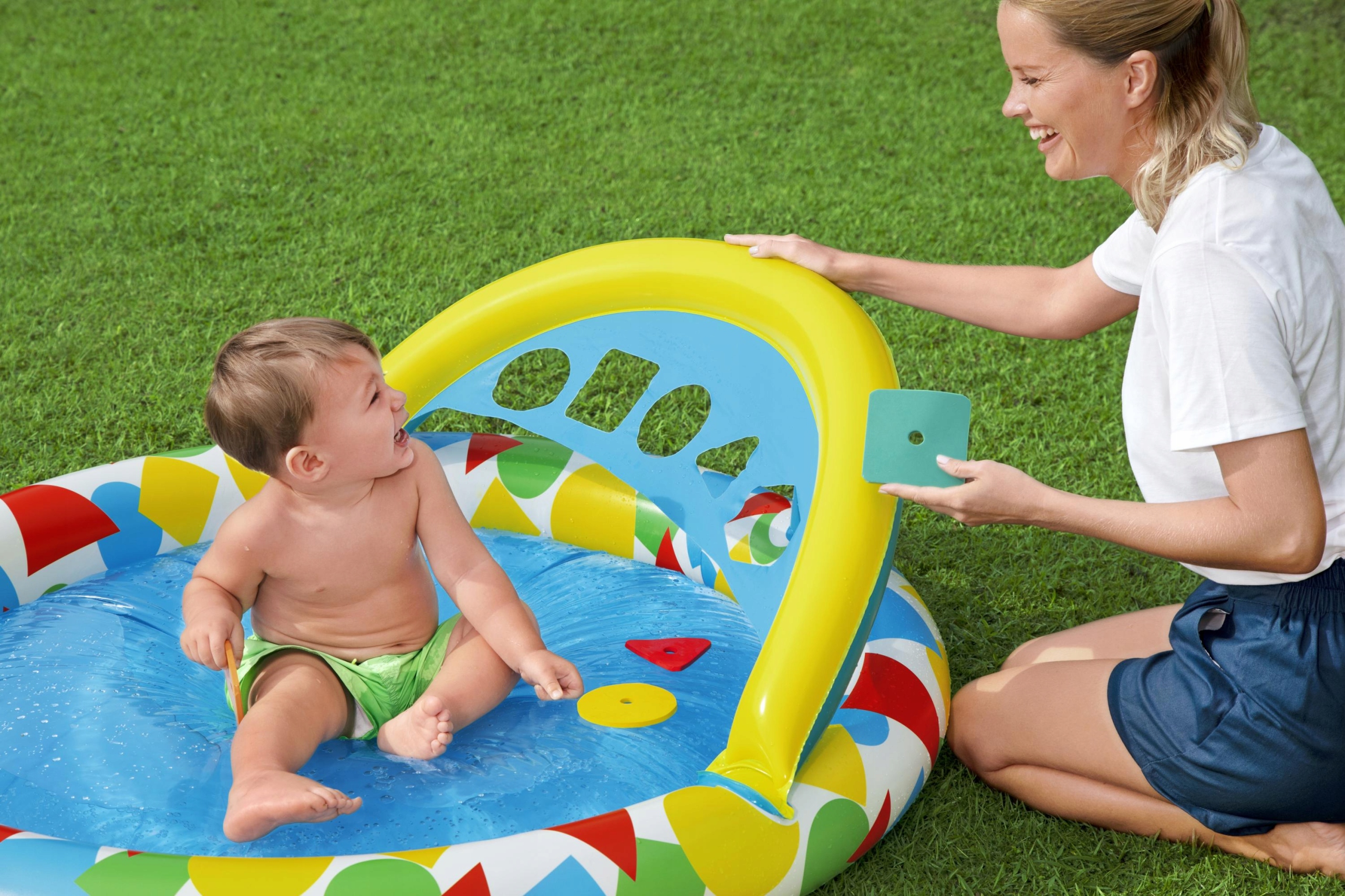 Садовый Бассейн С Навесом Splash And Learn 120 X 117 X 46 См (8)