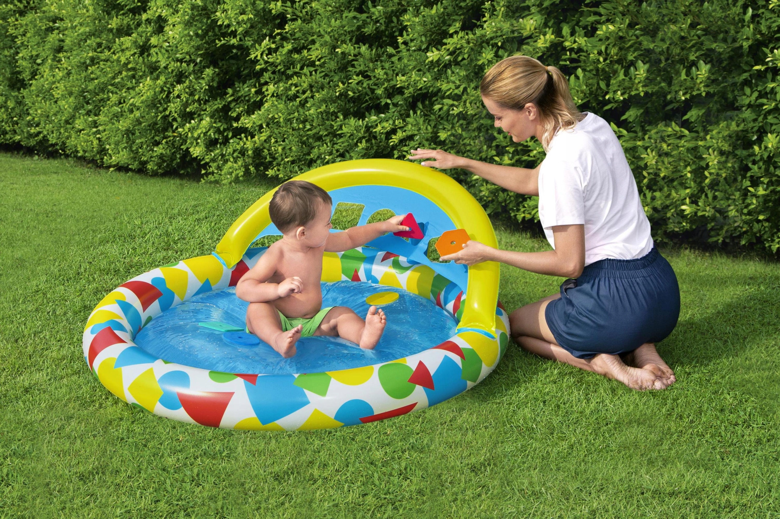 Садовый Бассейн С Навесом Splash And Learn 120 X 117 X 46 См (9)