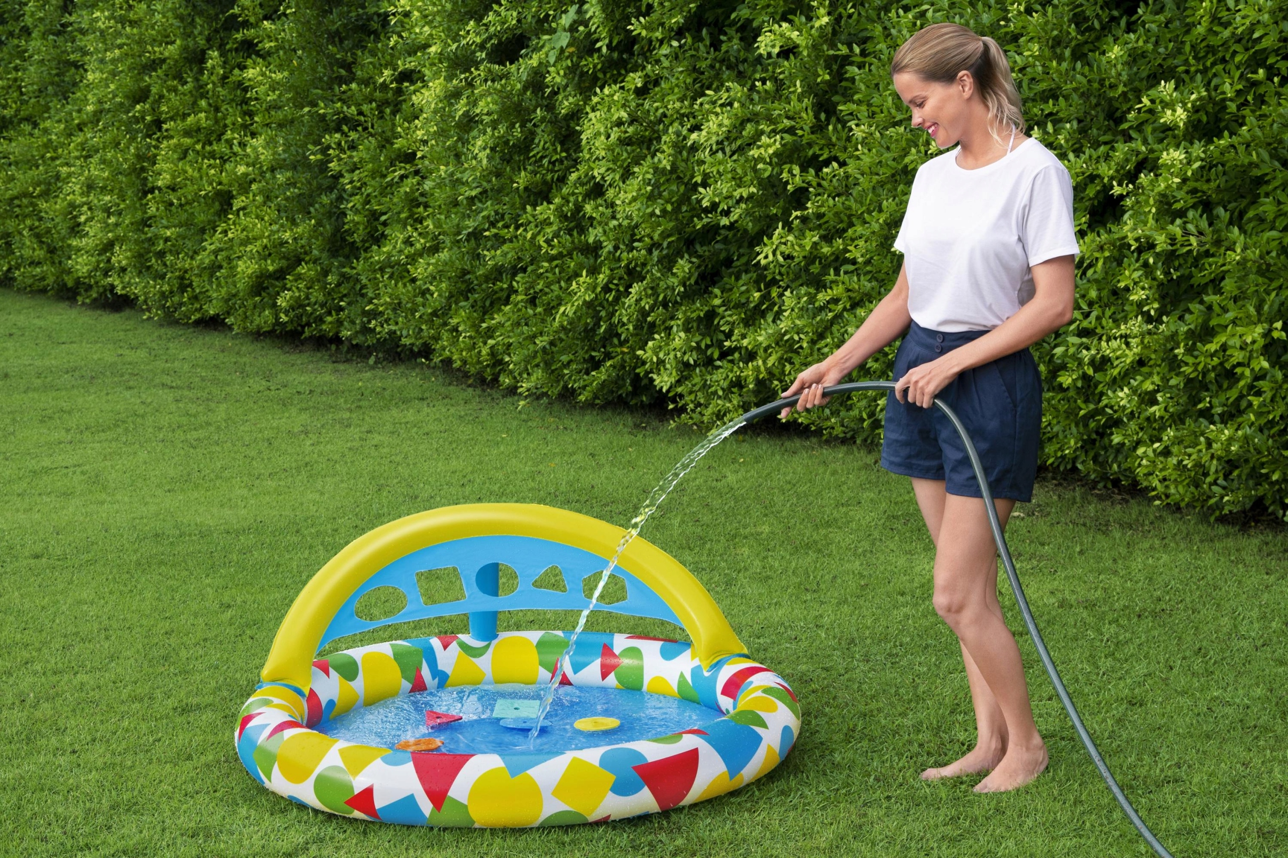Садовый Бассейн С Навесом Splash And Learn 120 X 117 X 46 См (10)