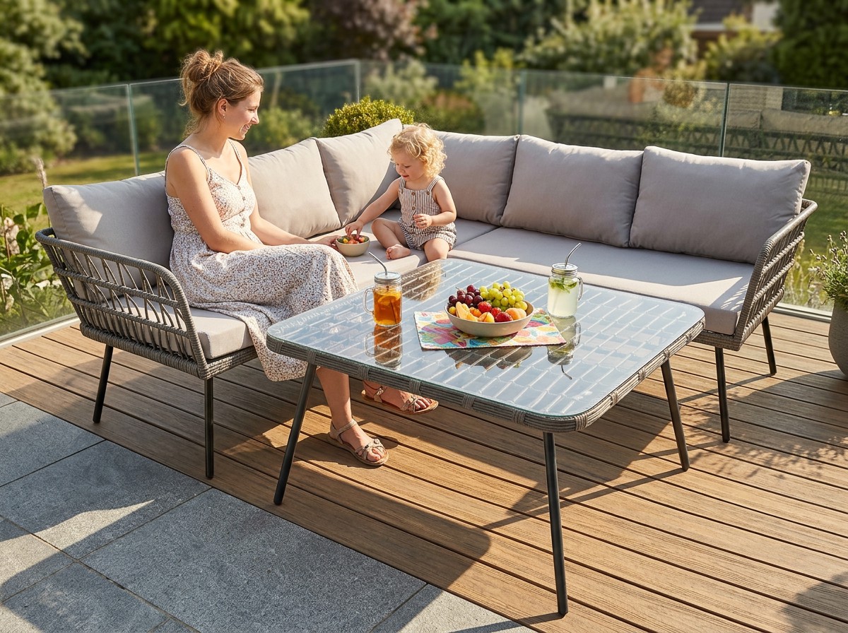 ZESTAW MEBLI OGRODOWYCH (SOFA NAROŻNA, STOLIK) - BRĄZOWY, PODUSZKI - SZARY pol_pl_ZESTAW-MEBLI-OGRODOWYCH-SOFA-NAROZNA-STOLIK-BRAZOWY-PODUSZKI-SZARY-336_10