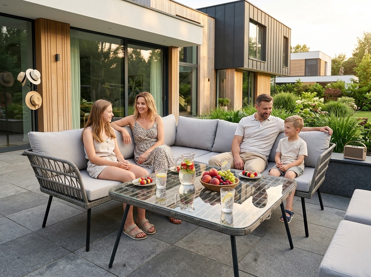 ZESTAW MEBLI OGRODOWYCH (SOFA NAROŻNA, STOLIK) - BRĄZOWY, PODUSZKI - SZARY pol_pl_ZESTAW-MEBLI-OGRODOWYCH-SOFA-NAROZNA-STOLIK-BRAZOWY-PODUSZKI-SZARY-336_15