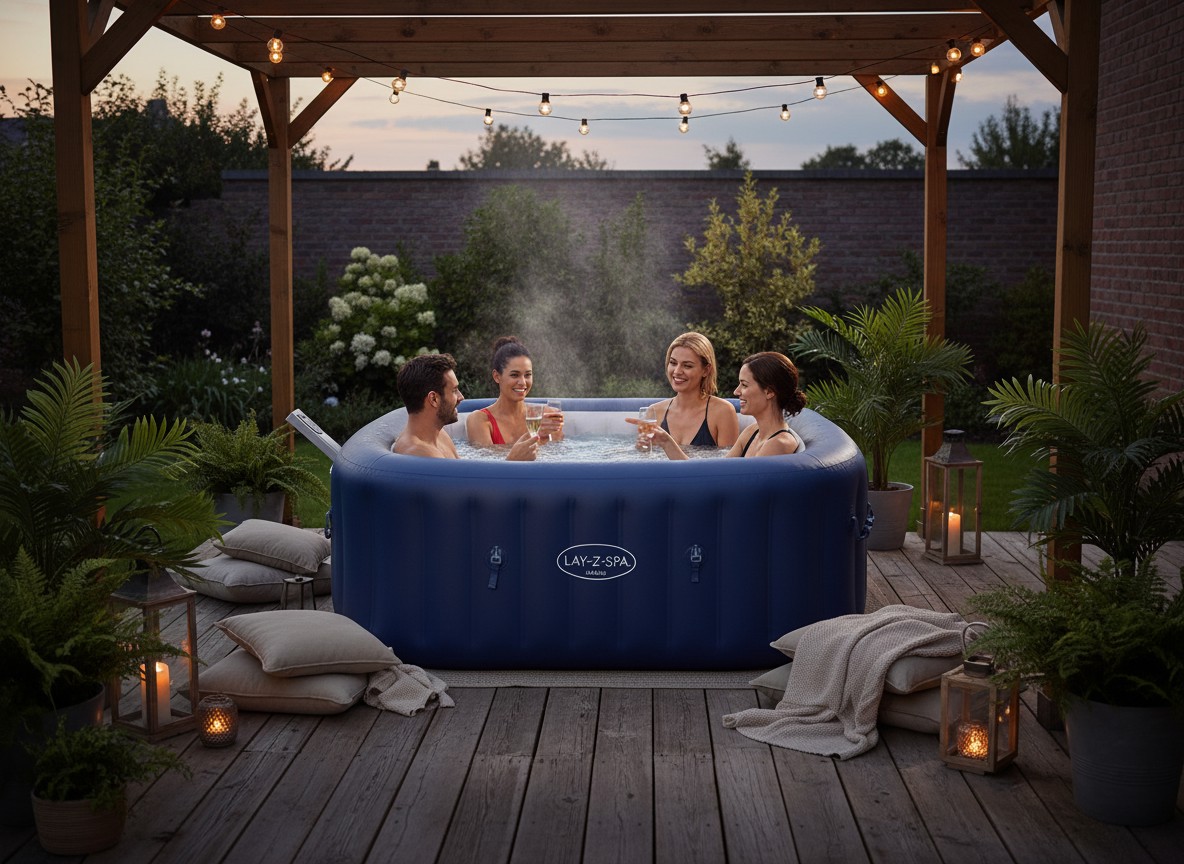 DMUCHANE SPA LAY-Z-SPA HAWAII AIRJET 180 X 180 X 71 CM aranżacja
