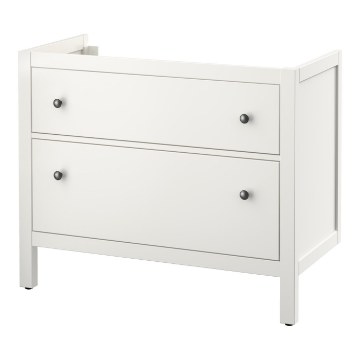 ИКЕА Шкафчик под умывальник с двумя ящиками HEMNES ХЕМНЭС, 902.176.65 - Home Club