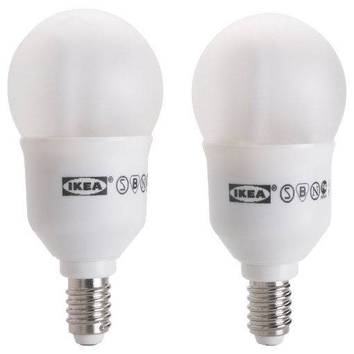 ІКЕА Енергозберігаюча люмінесцентна лампа E14 SPARSAM, 601.314.04 - Home Club