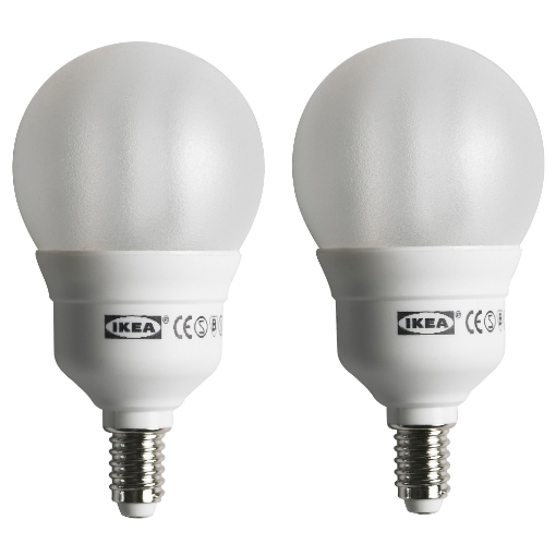 ІКЕА Енергозберігаюча люмінесцентна лампа E14 SPARSAM, 001.314.02 - Home Club