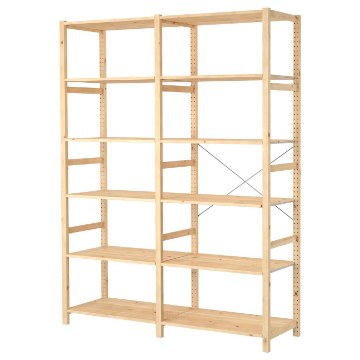 ИКЕА Стелаж 2 секции IVAR ИВАР, 894.070.58 - Home Club