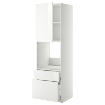 ИКЕА Высокий шкаф для духовки METOD МЕТОД / MAXIMERA МАКСИМЕРА, 394.599.93 - Home Club