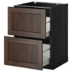ІКЕА Підлогова шафа 2 фронтальні панелі METOD МЕТОД / MAXIMERA МАКСИМЕРА, 999.149.75 - Home Club
