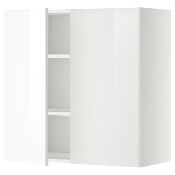 ИКЕА Настенный шкаф с полками METOD МЕТОД, 594.589.21 - Home Club