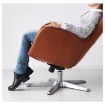 ИКЕА Вращающееся кресло ARVIKA АРВИКА, 802.039.99 - Home Club, изображение 2
