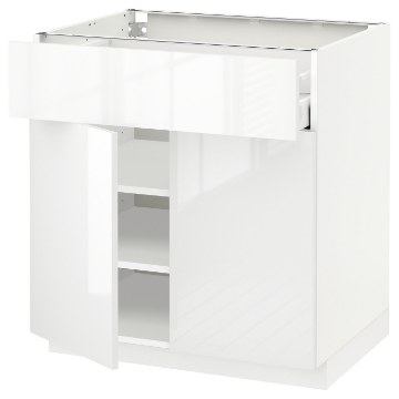 ИКЕА Напольный шкаф с ящиком METOD МЕТОД / MAXIMERA МАКСИМЕРА, 394.621.13 - Home Club