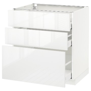 ИКЕА Стойка с тремя ящиками METOD МЕТОД / MAXIMERA МАКСИМЕРА, 390.497.03 - Home Club