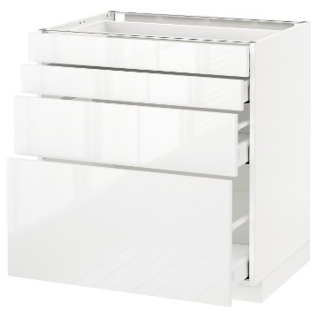 ІКЕА Підлогова шафа 4 фронт панелі METOD МЕТОД / MAXIMERA МАКСИМЕРА, 290.499.73 - Home Club