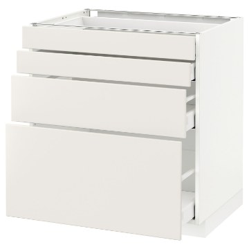 ІКЕА Підлогова шафа 4 фронт панелі METOD МЕТОД / MAXIMERA МАКСИМЕРА, 390.499.77 - Home Club
