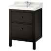 ІКЕА Шафа під умивальник з 2 шухлядами HEMNES ХЕМНЕС / RÄTTVIKEN РЕТТТВІКЕН, 492.936.76 - Home Club