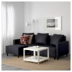 ИКЕА Раскладной диван с лежаком LUGNVIK ЛУГНВИК, 502.084.94 - Home Club, изображение 2