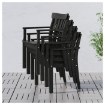 ИКЕА Стол + 6 стульев с подножкой. ÄNGSÖ ЭНГСО, 091.575.34 - Home Club, изображение 3