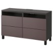 ИКЕА Тумба под телевизор с ящиками BESTÅ БЕСТО, 491.938.27 - Home Club