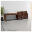 ІКЕА Стіл + 4 розкладні стільці ÄPPLARÖ ЕПЛАРО, 692.289.44 - Home Club, зображення 5