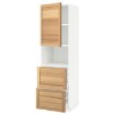 ИКЕА Высокий шкаф для микроволновки METOD МЕТОД / MAXIMERA МАКСИМЕРА, 494.611.51 - Home Club