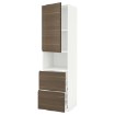 ИКЕА Высокий шкаф для микроволновки METOD МЕТОД / MAXIMERA МАКСИМЕРА, 893.619.70 - Home Club