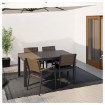 ІКЕА Стіл + 4 стільці з підніжкою. FALSTER, 491.542.27 - Home Club, зображення 2