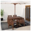 ИКЕА Стол + 4 стула с подножкой. ÄPPLARÖ ЭПЛАРО, 191.569.92 - Home Club, изображение 2