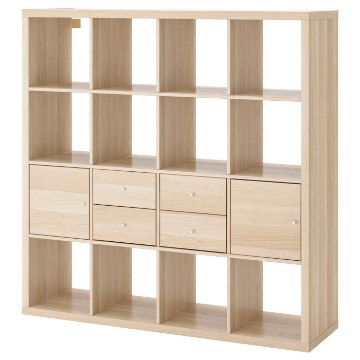 ІКЕА Стелаж з 4 вставками KALLAX КАЛЛАКС, 191.975.96 - Home Club
