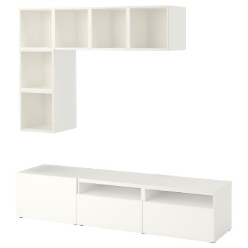 ИКЕА Комбинация шкафчиков под телевизор BESTÅ БЕСТО / EKET ЭКЕТ, 094.377.47 - Home Club