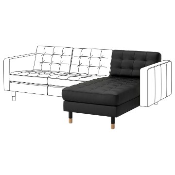 ИКЕА Лежанка LANDSKRONA ЛАНДСКРУНА, 491.240.37 - Home Club