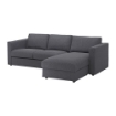 ИКЕА Чехол на трехместный диван с шезлонгом VIMLE ВИМЛЕ, 293.993.20 - Home Club, изображение 2