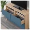 ИКЕА Тумба под телевизор с ящиками BESTÅ БЕСТО, 992.026.69 - Home Club, изображение 3