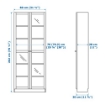 ІКЕА Шафа зі скляними дверцятами BILLY БІЛЛІ, 503.238.04 - Home Club, зображення 6