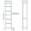 ИКЕА Стелаж HEMNES ХЕМНЭС, 303.717.11 - Home Club, изображение 3