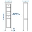 ІКЕА Шафа з панеллю HEMNES ХЕМНЕС, 703.717.14 - Home Club, зображення 4