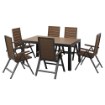 ИКЕА Стол + 6 раскладных стульев FALSTER ФАЛЬСТЕР, 991.659.35 - Home Club