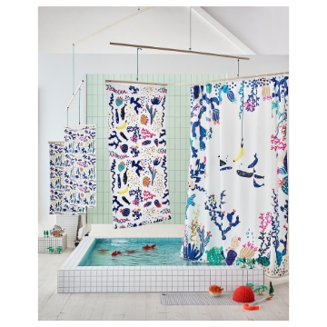 ИКЕА Штора для ванной ЛАШЁН, 203.774.45 - Home Club